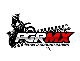PGR MX (Power Ground Racing) logo design by jaize