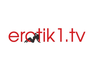 erotik1.tv logo design by Aelius