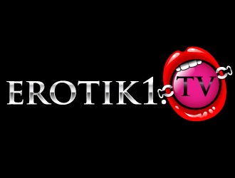 erotik1.tv logo design by uttam