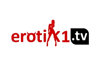 erotik1.tv logo design by uttam