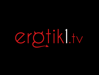 erotik1.tv logo design by serprimero