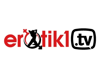 erotik1.tv logo design by jaize