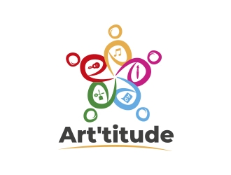 Art'titude logo design by Eliben