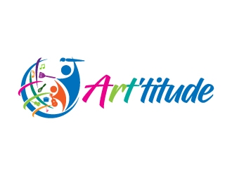 Art'titude logo design by jaize