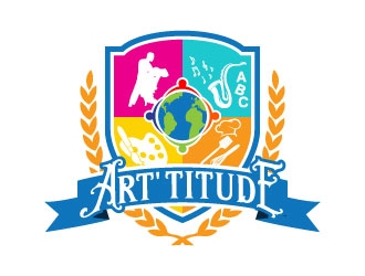 Art'titude logo design by daywalker