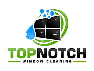 Top Notch Window Cleaning logo design by ArniArts