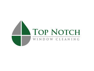Top Notch Window Cleaning logo design by BeDesign