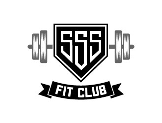 555 FIT CLUB logo design by Alex7390
