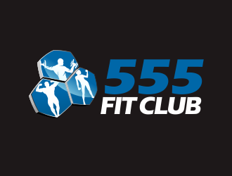 555 FIT CLUB logo design by YONK