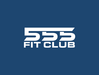 555 FIT CLUB logo design by EkoBooM
