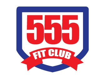 555 FIT CLUB logo design by shere