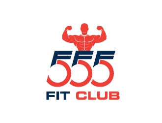 555 FIT CLUB logo design by zakdesign700