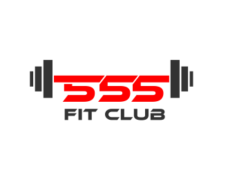 555 FIT CLUB logo design by serprimero