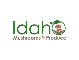 Idaho Mushrooms and Produce logo design by Boomstudioz