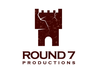 Round 7 Productions logo design by Boomstudioz