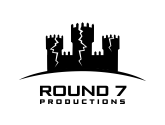 Round 7 Productions logo design by aldesign