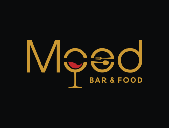 Mood Bar&food logo design by aldesign