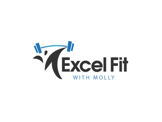 Excel Fit with Molly logo design by Xeon