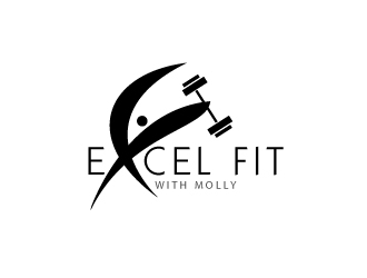 Excel Fit with Molly logo design by Xeon