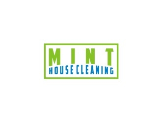 Mint House Cleaning logo design by bricton