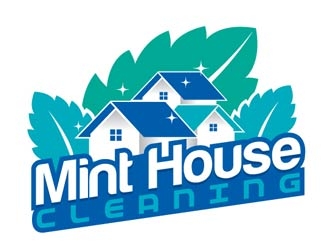 Mint House Cleaning logo design by shere