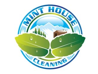 Mint House Cleaning logo design by shere