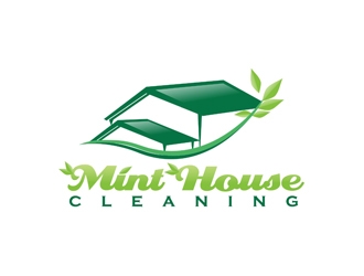 Mint House Cleaning logo design by Hadaly