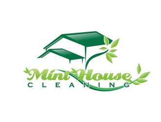Mint House Cleaning logo design by Hadaly