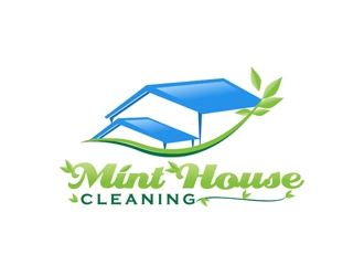 Mint House Cleaning logo design by Hadaly