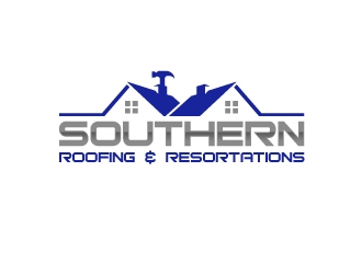 Southern Roofing & Resortations logo design by Davidk