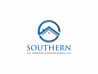 Southern Roofing & Resortations logo design by haidar