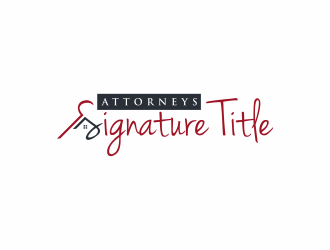 Attorneys Signature Title logo design by ammad