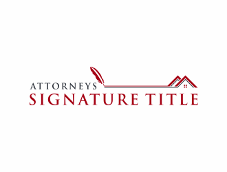 Attorneys Signature Title logo design by ammad