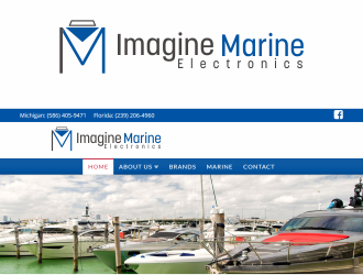 Imagine Marine Electronics logo design by YusufAbdus