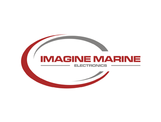 Imagine Marine Electronics logo design by EkoBooM
