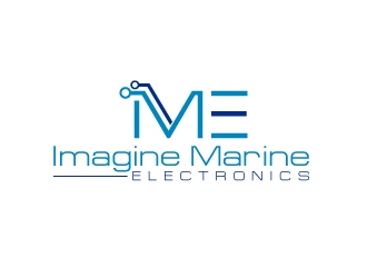 Imagine Marine Electronics logo design by uttam