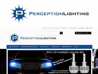 Perception Lighting logo design by YusufAbdus