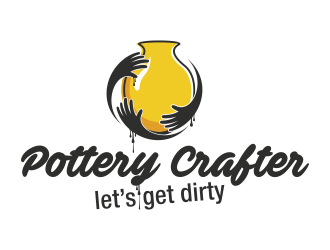 Pottery Crafters/ Tagline is Lets Get Dirty logo design by eckosentris