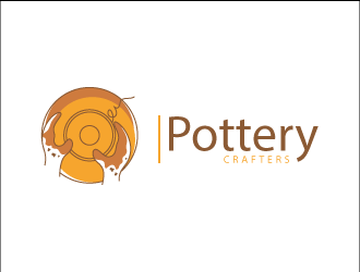 Pottery Crafters/ Tagline is Lets Get Dirty logo design by sidiq384