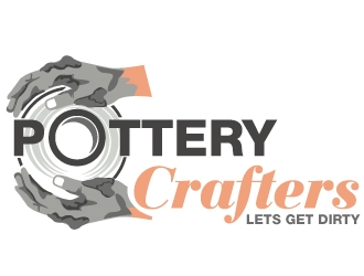 Pottery Crafters/ Tagline is Lets Get Dirty logo design by PMG