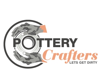 Pottery Crafters/ Tagline is Lets Get Dirty logo design by PMG
