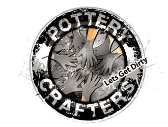 Pottery Crafters/ Tagline is Lets Get Dirty logo design by shere