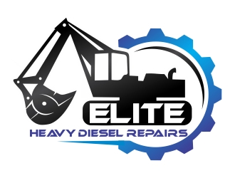 Elite heavy diesel repairs logo design by ruki