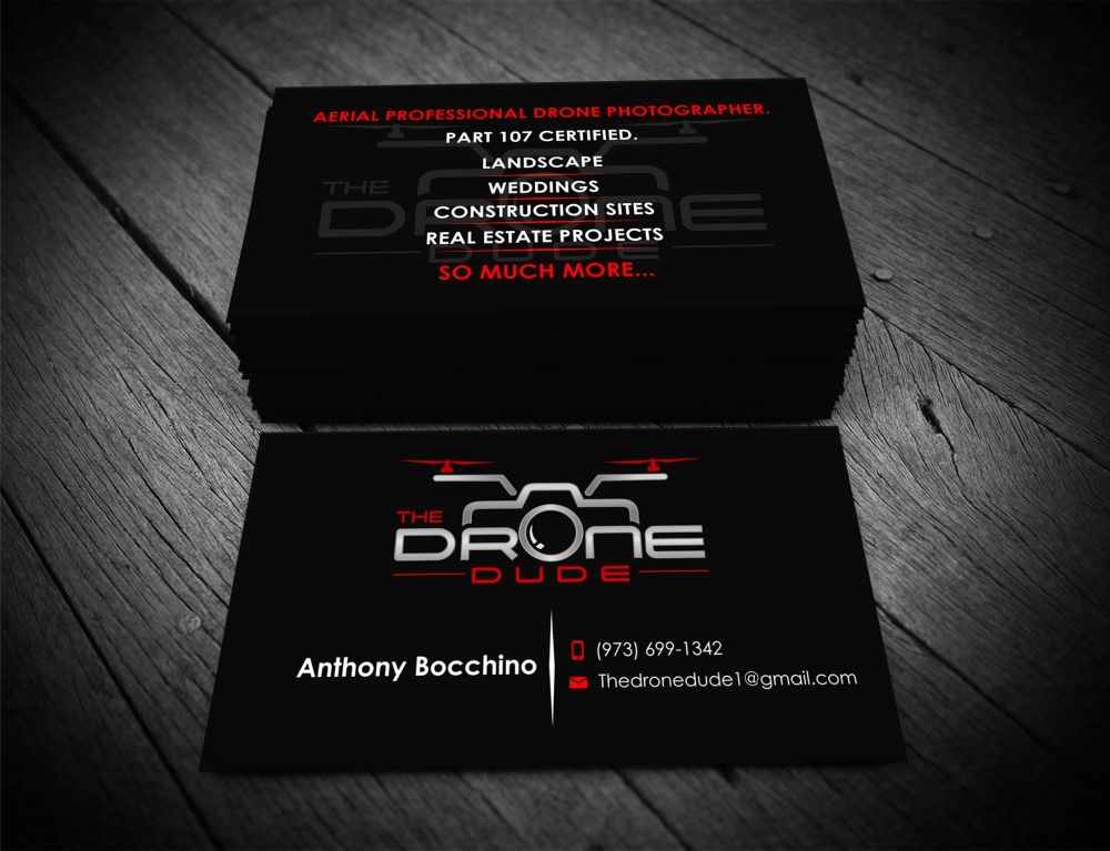 The Drone Dude logo design by Girly