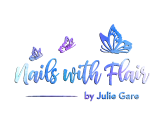 Nails with Flair by Julie Gare logo design by torresace