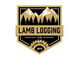 Lamb Logging Ltd. logo design by Kewin