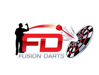 Fusion Darts logo design by DreamLogoDesign