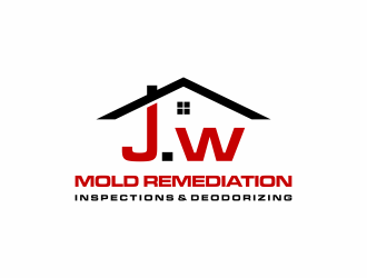 J.W. Mold Remediation, Inspections & Deodorizing logo design by haidar