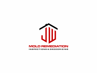 J.W. Mold Remediation, Inspections & Deodorizing logo design by haidar