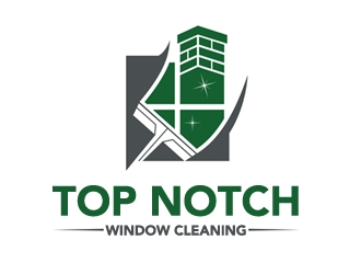 Top Notch Window Cleaning logo design by gilkkj